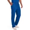 imageDickies Scrub Pant for Men Natural Rise Drawstring Bottoms with 6 Pockets and Back Elastic Waistband  DK015Royal