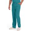 imageDickies Scrub Pant for Men Natural Rise Drawstring Bottoms with 6 Pockets and Back Elastic Waistband  DK015Teal Blue