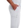imageDickies Scrub Pant for Men Natural Rise Drawstring Bottoms with 6 Pockets and Back Elastic Waistband  DK015White