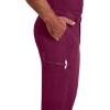 imageDickies Scrub Pant for Men Natural Rise Drawstring Bottoms with 6 Pockets and Back Elastic Waistband  DK015Wine