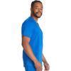 imageDickies Scrub Top for Men with Zip Chest Pocket Rib Knit ID Badge at 2Way Stretch Durable ampamp Breathable Fabric  DK865Royal