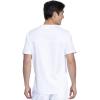 imageDickies Scrub Top for Men with Zip Chest Pocket Rib Knit ID Badge at 2Way Stretch Durable ampamp Breathable Fabric  DK865White