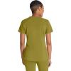imageDickies VNeck Scrub Top with 5 Pockets Shirttail Hem and BiStretch Technology DK875Bronze Mist