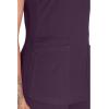 imageDickies VNeck Scrub Top with 5 Pockets Shirttail Hem and BiStretch Technology DK875Deep Amethyst