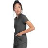 imageDickies VNeck Scrub Top with 5 Pockets Shirttail Hem and BiStretch Technology DK875Pewter