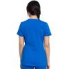 imageDickies VNeck Scrub Top with 5 Pockets Shirttail Hem and BiStretch Technology DK875Royal