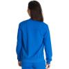 imageDickies Women Scrub Jacket Zip Front WarmUp Rib Knit Collar with 2 Welt Pocket DK365Royal