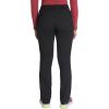 imageDickies Women Scrub Pullon Pant Mid Rise Tapered Leg Bottoms with 6 Pockets ampamp RibKnit Waistband DK135Black