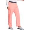 imageDickies Women Scrub Pullon Pant Mid Rise Tapered Leg Bottoms with 6 Pockets ampamp RibKnit Waistband DK135Flamingo Pink