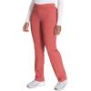 imageDickies Women Scrub Pullon Pant Mid Rise Tapered Leg Bottoms with 6 Pockets ampamp RibKnit Waistband DK135Heather Clay