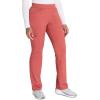 imageDickies Women Scrub Pullon Pant Mid Rise Tapered Leg Bottoms with 6 Pockets ampamp RibKnit Waistband DK135Heather Clay