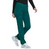 imageDickies Women Scrub Pullon Pant Mid Rise Tapered Leg Bottoms with 6 Pockets ampamp RibKnit Waistband DK135Hunter Green
