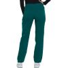 imageDickies Women Scrub Pullon Pant Mid Rise Tapered Leg Bottoms with 6 Pockets ampamp RibKnit Waistband DK135Hunter Green