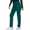 imageDickies Women Scrub Pullon Pant Mid Rise Tapered Leg Bottoms with 6 Pockets ampamp RibKnit Waistband DK135Hunter Green