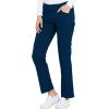 imageDickies Women Scrub Pullon Pant Mid Rise Tapered Leg Bottoms with 6 Pockets ampamp RibKnit Waistband DK135Navy