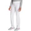 imageDickies Women Scrub Pullon Pant Mid Rise Tapered Leg Bottoms with 6 Pockets ampamp RibKnit Waistband DK135White