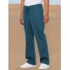 imageDickies Women and Men Natural Rise Pant with 2 Pockets and Adjustable Drawstring 83006Caribbean Blue