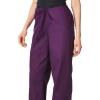 imageDickies Women and Men Natural Rise Pant with 2 Pockets and Adjustable Drawstring 83006Eggplant