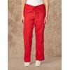 imageDickies Women and Men Natural Rise Pant with 2 Pockets and Adjustable Drawstring 83006Red