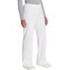 imageDickies Women and Men Natural Rise Pant with 2 Pockets and Adjustable Drawstring 83006White