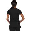 imageDickies Womens EDS Signature Scrubs Jr Fit Mock Wrap TopBlack