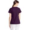 imageDickies Womens EDS Signature Scrubs Jr Fit Mock Wrap TopEggplant
