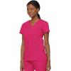 imageDickies Womens EDS Signature Scrubs Jr Fit Mock Wrap TopHot Pink