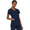 imageDickies Womens EDS Signature Scrubs Jr Fit Mock Wrap TopNavy