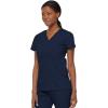 imageDickies Womens EDS Signature Scrubs Jr Fit Mock Wrap TopNavy
