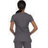 imageDickies Womens EDS Signature Scrubs Jr Fit Mock Wrap TopPewter
