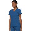 imageDickies Womens EDS Signature Scrubs Jr Fit Mock Wrap TopRoyal