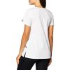 imageDickies Womens EDS Signature Scrubs Jr Fit Mock Wrap TopWhite