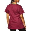 imageDickies Womens EDS Signature Scrubs Jr Fit Mock Wrap TopWine