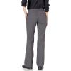 imageDickies Womens Flat Front Stretch Cotton Blend PantsCharcoal V1