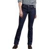 imageDickies Womens Flat Front Stretch Cotton Blend PantsRinsed Indigo Blue