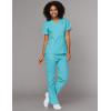 imageDickies Womens Genflex Youtility Mock Wrap TopCaribbean Blue