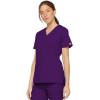 imageDickies Womens Genflex Youtility Mock Wrap TopEggplant
