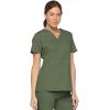 imageDickies Womens Genflex Youtility Mock Wrap TopOlive
