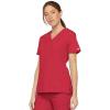 imageDickies Womens Genflex Youtility Mock Wrap TopRed
