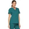 imageDickies Womens Genflex Youtility Mock Wrap TopTeal Blue