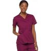 imageDickies Womens Genflex Youtility Mock Wrap TopWine