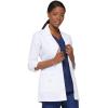 imageDickies Womens Junior Fit 34 Sleeve Lab CoatWhite