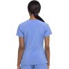 imageDickies Womens Scrub Top VNeck Top with 2 Pockets Moisture Wicking and 360 Stretch Fabric  DK615Ciel