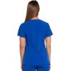 imageDickies Womens Scrub Top VNeck Top with 2 Pockets Moisture Wicking and 360 Stretch Fabric  DK615Galaxy Blue