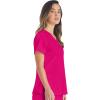 imageDickies Womens Scrub Top VNeck Top with 2 Pockets Moisture Wicking and 360 Stretch Fabric  DK615Hot Pink