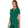 imageDickies Womens Scrub Top VNeck Top with 2 Pockets Moisture Wicking and 360 Stretch Fabric  DK615Hunter Green