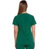 imageDickies Womens Scrub Top VNeck Top with 2 Pockets Moisture Wicking and 360 Stretch Fabric  DK615Hunter Green