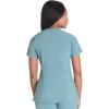 imageDickies Womens Scrub Top VNeck Top with 2 Pockets Moisture Wicking and 360 Stretch Fabric  DK615Mineral Blue