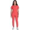 imageDickies Womens Scrub Top VNeck Top with 2 Pockets Moisture Wicking and 360 Stretch Fabric  DK615Ravashing Coral