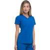 imageDickies Womens Scrub Top VNeck Top with 2 Pockets Moisture Wicking and 360 Stretch Fabric  DK615Royal